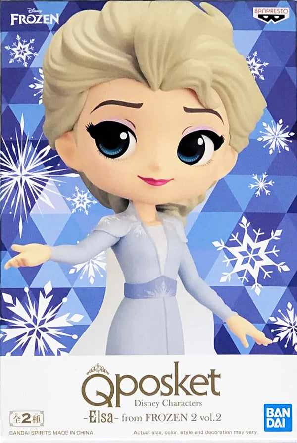 Banpresto Disney 迪士尼 FROZEN 冰雪奇緣 Elsa Qposket 公主 景品